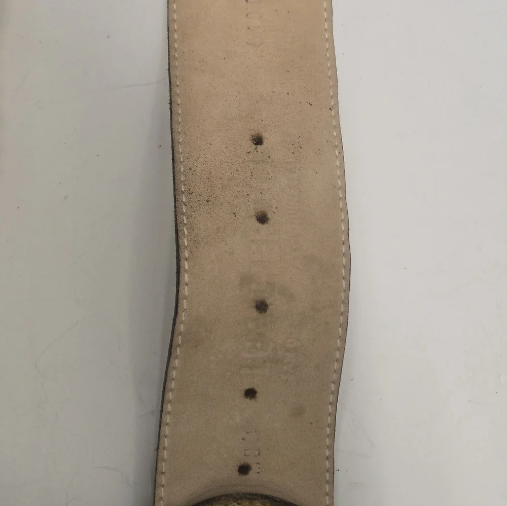 LR leather western cowboy boho Beaded Studded Belt SIZE‎ M